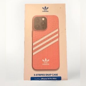 Adidas 3-Stripes Snap Case Pink / White  Apple iPhone 14 Pro Max